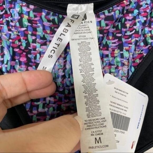 Fabletics NWT Mixed Bajan Hipster Bikini Bottoms Medium - Picture 5 of 7